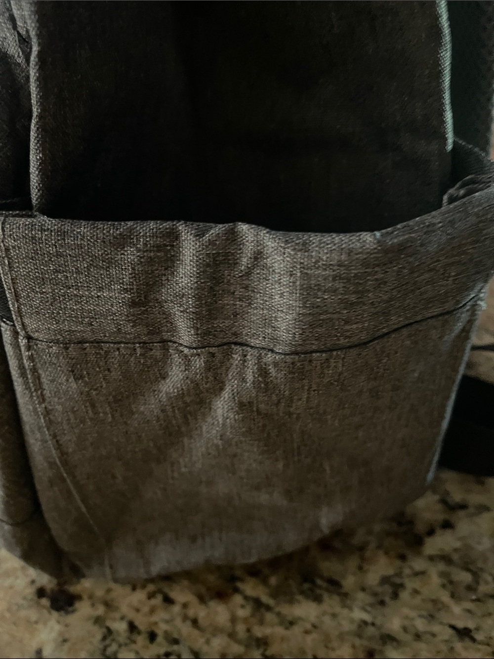 Minimalist Gray Men's Backpack - Classic Daily Carry - Picture 4 of 5